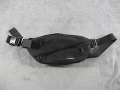 Black Crossbody Sling Waist Fanny Pack Belt Bag Adjustable Zipper Basic
