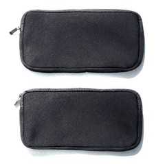 2 PACK Portable Neoprene Travel Pouch Phone Cords Charger Accessories 12&Prime; x 6.5&Prime;