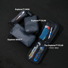 Water-Resistant Compact Travel Toiletry Bag – Black Dopp Kit