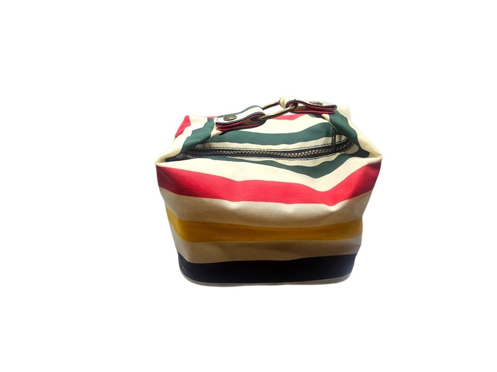 Rare Pendleton Canvas cosmetic multi-color horizontal Stripes (JLAW Registry)