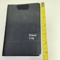 Vintage Travel Log Book 4×6” Expense Record Places Visited CB Log Adress Notepad