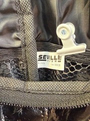 Seville Toiletry Bag Black Leather Hanging Organizer Cosmetic Dopp Kit
