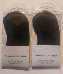 Travel Smart by Conair Sleep Mask and Ear Plugs Set NEW Factory Sealed