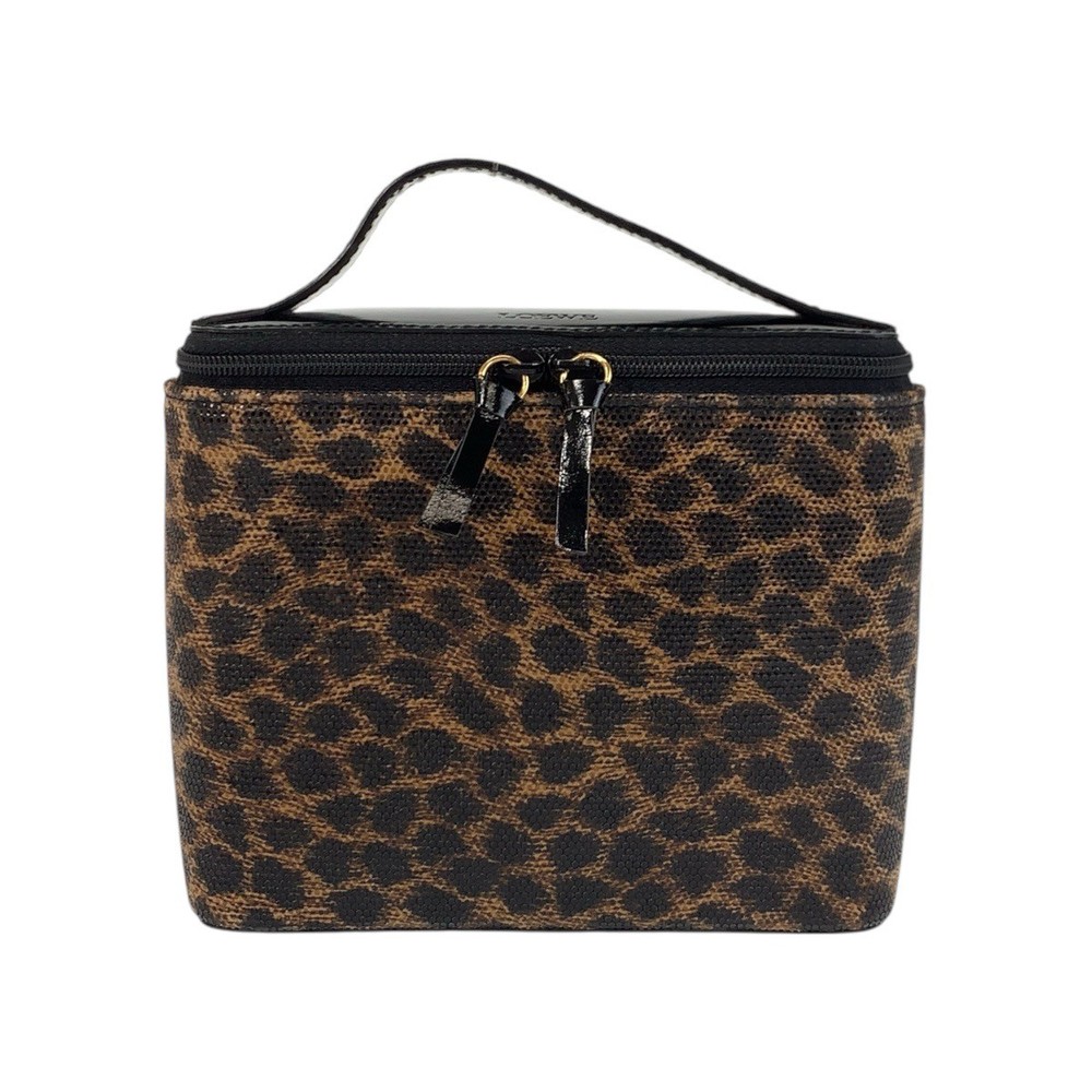 Loewe Leopard PVC Leather Handbag – DUTY FREE