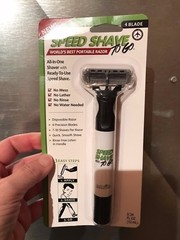 BodyVerde Speed Shave To Go Travel Razor Shaver TSA approved (2) you get (2)