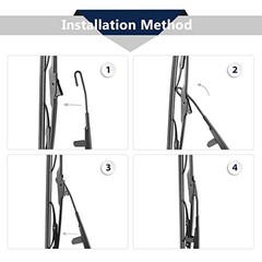Rear Windshield Wiper Blade Arm Set for BMW X5 E53 1999-2006 – 450mm 18inch