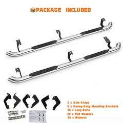 4 Inch Running Boards Side Steps For Toyota Tacoma 2005-2023 Crew Cab Double Cab