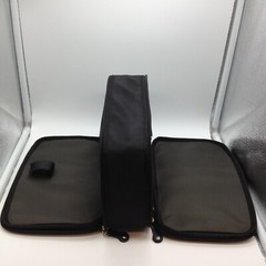 Crate & Barrel Travel Cord Electronics & Cable Organizer Case Double Sided