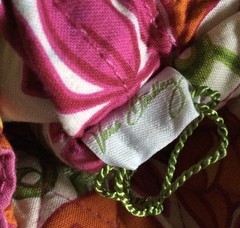 Vera Bradly “ Lilli” Curling And Flat Holder With Pouch On The Front
