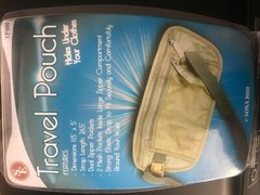New Travel Pouch Passport ID Holder Money Belt Security Pouch 10.5 x 5&Prime; TP101 US