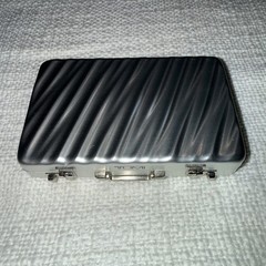 Tumi Aluminum Mini Attache Card Case – Limited Edition 50th Anniversary Silver