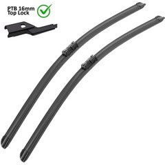 VW Golf GTI e-Golf 26&Prime; 18&Prime; Windshield Wipers + 11&Prime; Rear Wiper Blade Pack of 3