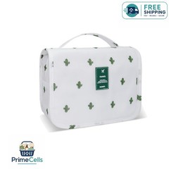 Elegant Large Capacity Waterproof Toiletry Bag with Hanging Hook for Travel