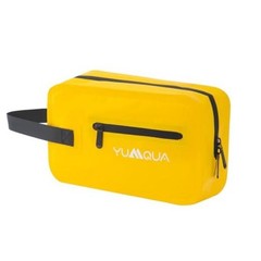 Mens Waterproof Toiletry Bag Dopp Kit for Travel Sport Gym Bathroom | Yellow