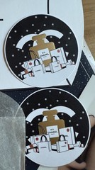 Chanel Beaute Holiday Vintage VIP Paper Tag Ornament Lot Of 10 RARE