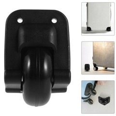 Reusable Plastic Suitcase Repair Wheels Smooth Swivel 360 Degree Stable Locking