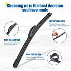 26&Prime;+16&Prime; Windshield Wipers With 10&Prime; Rear Wiper Blade Sets Automotive Replaceme…