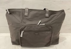 NEW TUMI Voyageur JUST IN CASE Packable 21.5” Tote Bag – ZINC GRAY