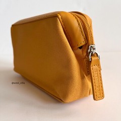 Ettinger London x ANA Airlines x Aveda Amenity Travel Pouch Case Yellow Gold