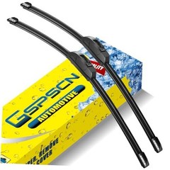 16 »+16 » Metal Base 2X Lifespan Windshield Wiper Blades (Pack of 2)，OEM