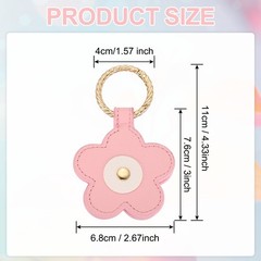 Magnetic Hat Clip for Travel on Bag, Magnet Hat Holder Flower PU Leather, Pink