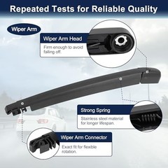 Rear Windshield Wiper Blade Arm Set for Lexus RX 03-08 for Mazda CX-7 CX-9 6