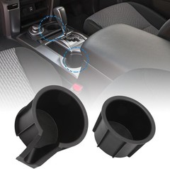 2PCS Cup Holder Center Console Inserts Compatible for 4RUNNER 2014 2015 2016 201