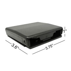 TIHOOD 2PCS Adjustable Folding Drink Holder with Screws/Adjustable Cup Black