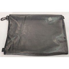 Eagle Creek Travel Organizer Pouches Set of 3 Black Mesh Excellent Zipper Clips