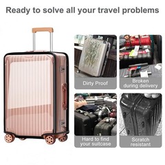 30 inch Suitcase Cover for Luggage Protector Clear PVC Waterproof | Baggage P…