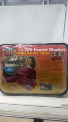 12-Volt Heated Blanket w/Safety Timer Car Cozy 2 Car Boat Truck & RV&rsquo;s Plaid NEW