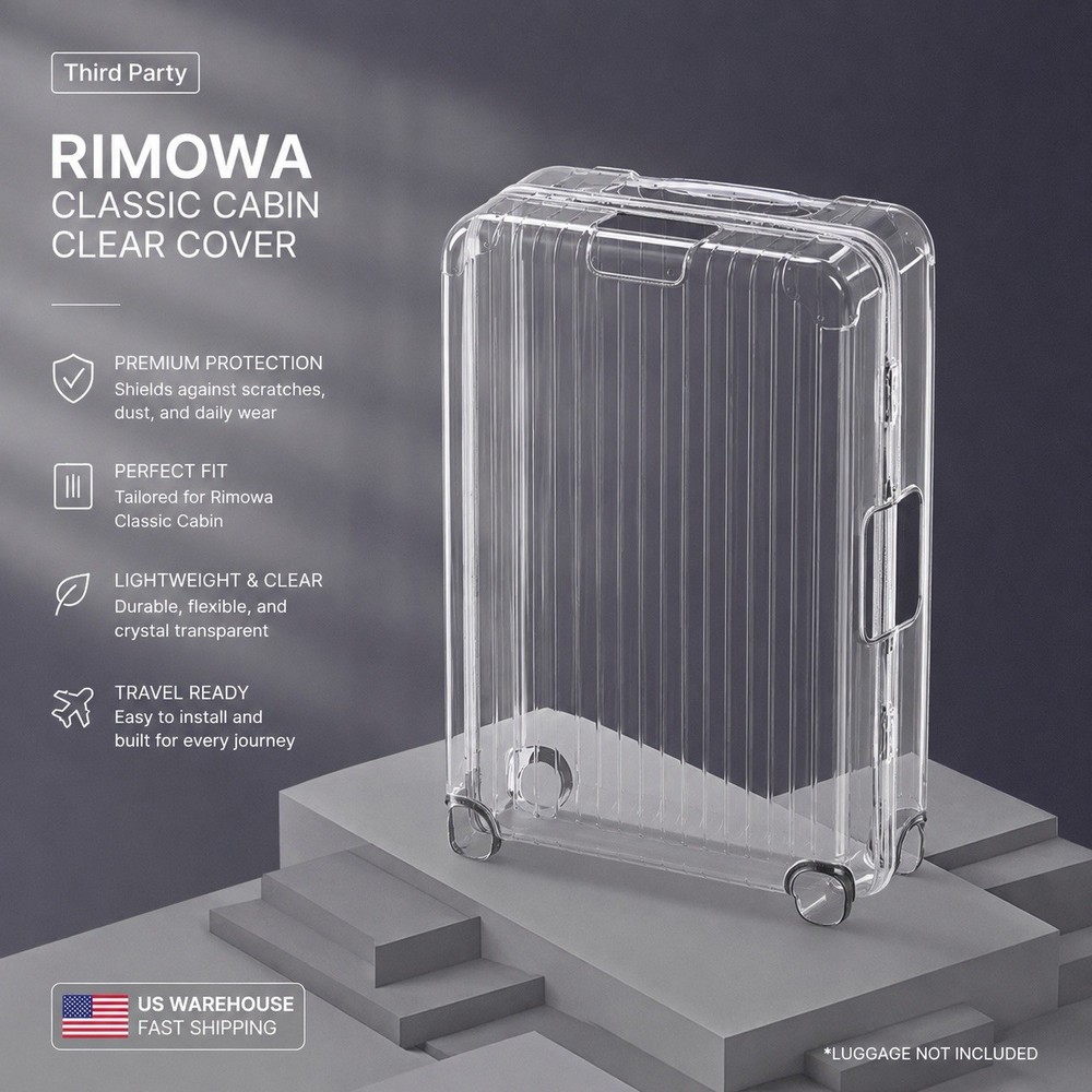 Clear Suitcase Cover Third Party Rimowa Classic Cabin