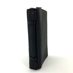 Dunhill Chassis Double Zip Organizer Travel Case,Black, L2J214A, Pre-loved
