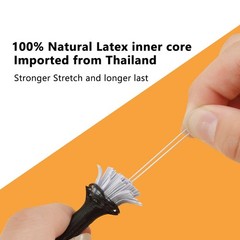 LUYADIN 1/4&Prime; x 32&prime; Marine Grade Bungee Cord Elastic Shock x 32&prime;, Orange