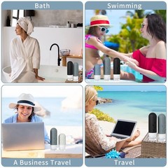 18-Pack TSA Approved Travel Bottles, Leak-Proof Silicone Toiletry Containers, Re