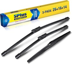 5 PLUS® 26&Prime;+16&Prime;+14&Prime; Windshield Wipers Replacement for Toyota CHR 2018 2019 2020
