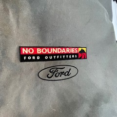 Ford No Boundaries Gear Bag Gray Drawstring Strap 28&Prime;