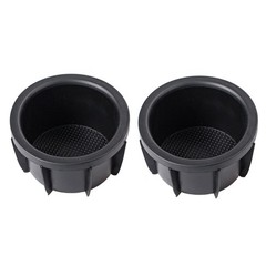 RLB-HILON 2PCS Console Box Cup Holder Insert Replacement for 2PC, black