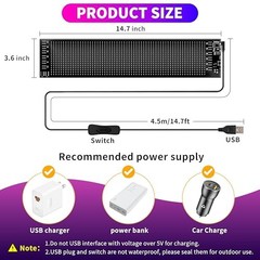 Devil Eyes Light for Cars, 15&Prime;x4&Prime; LED Eyes for Car Windshield, 14.7×3.6 inch