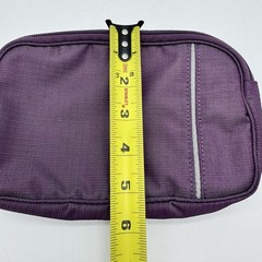 EBAGS Eggplant Organizer Pouch Toiletry Make Up Packing Zipper Travel Bag EDC