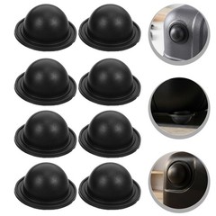 12Pcs Reusable Plastic Luggage Feet Studs Replacement for Suitcase Black