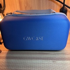 GW Case Travel Case Display Medicine Organizer Blue Zip Around
