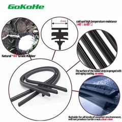 26&Prime; + 16&Prime; Windshield Wiper Blades for Honda, Hyundai, Kia, RAV4, Corolla, Leaf