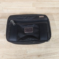Tumi 222391HK2 Alpha Bravo Riley Black Travel Toiletry Kit Hanging Pouch