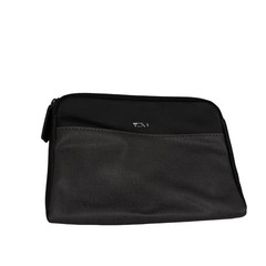 TUMI For Delta Zippered Pouch Bags Gray Travel Vacation Cosmetic 8.5 x 6 x 1
