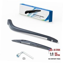 Rear Windshield Wiper Blade Arm Set Fit for Fit Replacement for 01-08 Honda Fit