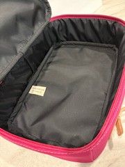 Jon Hart Premium « Large Travel Kit » bag, Berry Pink Color, New With Out Tags