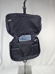 JanSport Hanging Men&rsquo;s bag Travel Toiletry Organizer Black Zip Case w Hooks