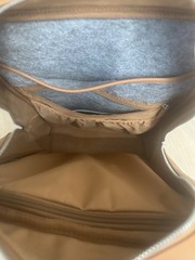 Monos Metro Vegan Leather Backpack Saddle Tan