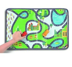 Lewis N Clark Kids Busy Roll Travel Activity Center Easy Wipe Play Mat fun Time